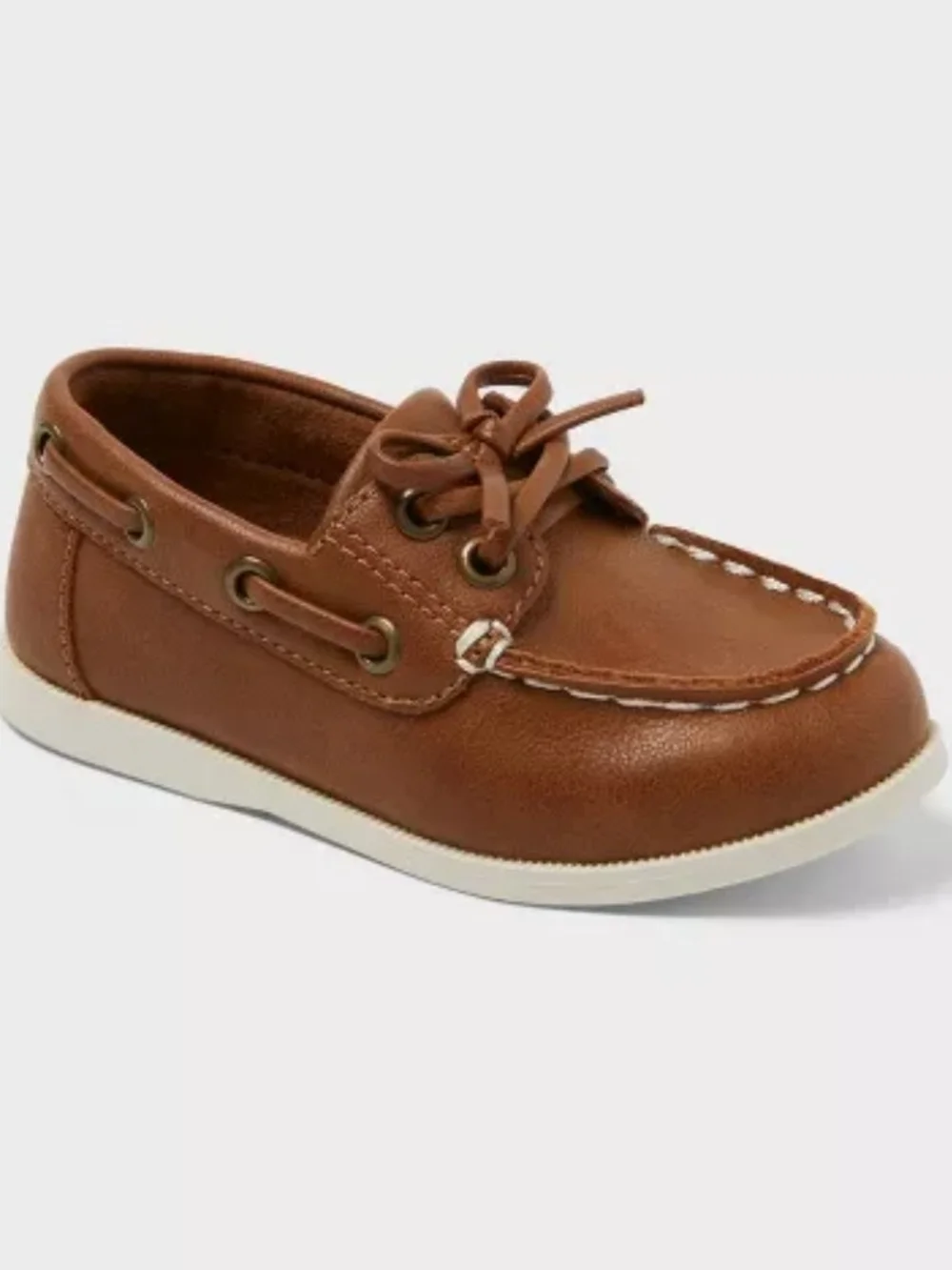 Toddler Brown Boat Shoe - Classic Casual Slip-On